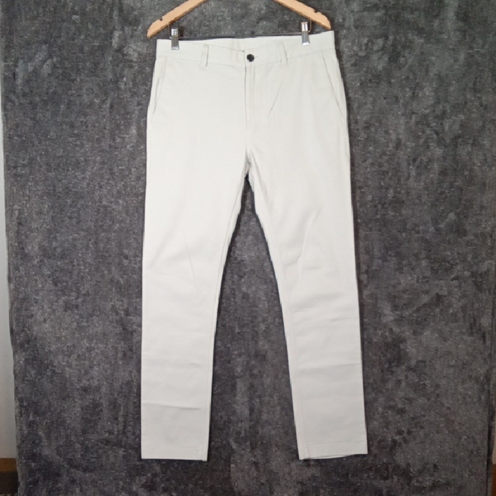 Outerknown Mens S.E.A Legs Pants Off White Organic Cotton Size 31